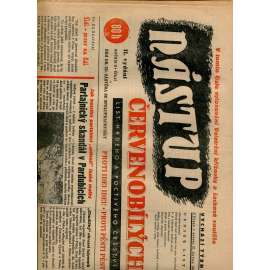 Nástup červenobílých - List hrdého češství, ročník II., č. 17/1940 [kolaborace, Protektorát] - noviny