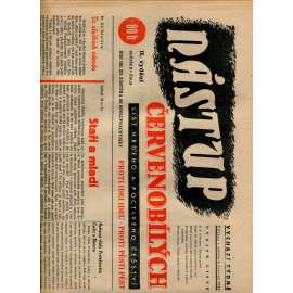 Nástup červenobílých - List hrdého češství, ročník II., č. 23/1940 [kolaborace, Protektorát] - noviny