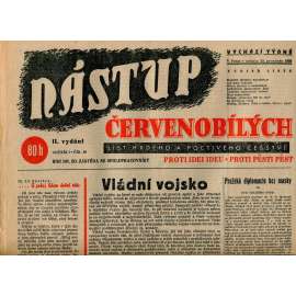 Nástup červenobílých - List hrdého češství, ročník I., č. 10/1939 [kolaborace, Protektorát] - noviny (bez přílohy)
