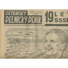 Ostravský dělnický deník, ročník 260 (8.11.1936) - 1. republika, staré noviny - Ostrava