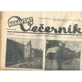 Moravský večerník, ročník XVI., číslo 242/1937 (1. republika, noviny) - T. G. Masaryk