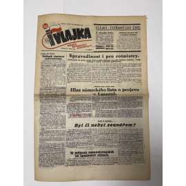 Vlajka, ročník IX., číslo 149/1939. Deník nového národovectví (noviny, kolaborace, Protektorát)