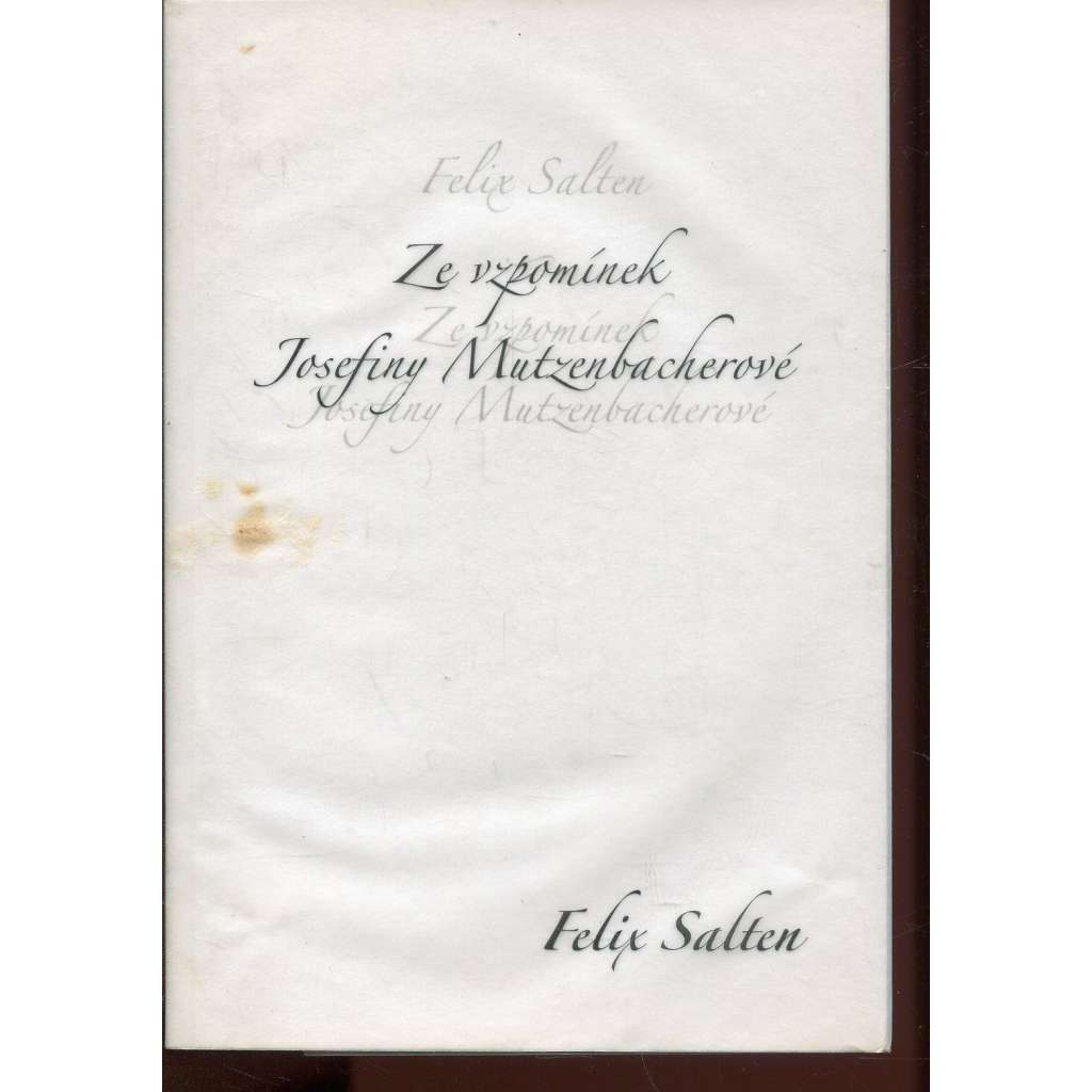 Ze vzpomínek Josefiny Mutzenbacherové (erotika)