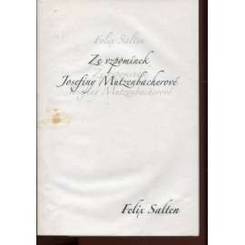 Ze vzpomínek Josefiny Mutzenbacherové (erotika)
