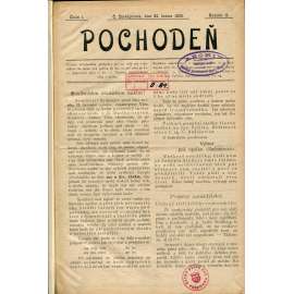 Pochodeň, ročník II., čísla 1-14/1895 (časopis, noviny, dělníci)