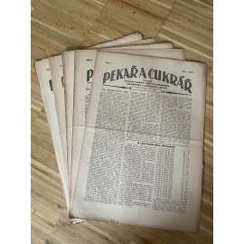 Pekař a cukrář, ročník XXXIX., číslo 1-26/1928. Časopis československého dělnictva pekařského, cukrářského a příbuzných odborů (noviny) - kompletní ročník