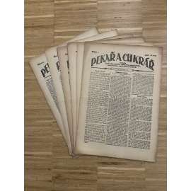 Pekař a cukrář, ročník XXXVII., číslo 1-11 a 15-26/1926. Časopis československého dělnictva pekařského, cukrářského a příbuzných odborů (noviny) - kompletní ročník