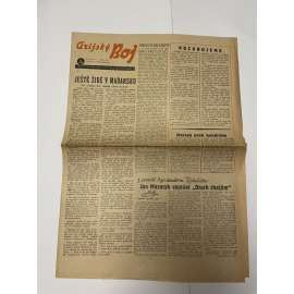 Arijský boj, ročník V., číslo 46/1944 - Ústřední list protižidovské ligy [časopis kolaborantů, nacismus, antisemitismus, protižidovské, Židé]