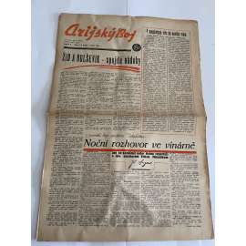 Arijský boj, ročník V., číslo 1/1944 - Ústřední list protižidovské ligy [časopis kolaborantů, nacismus, antisemitismus, protižidovské, Židé]