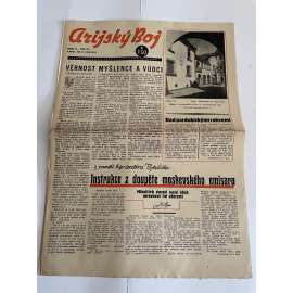 Arijský boj, ročník V., číslo 32/1944 - Ústřední list protižidovské ligy [časopis kolaborantů, nacismus, antisemitismus, protižidovské, Židé]