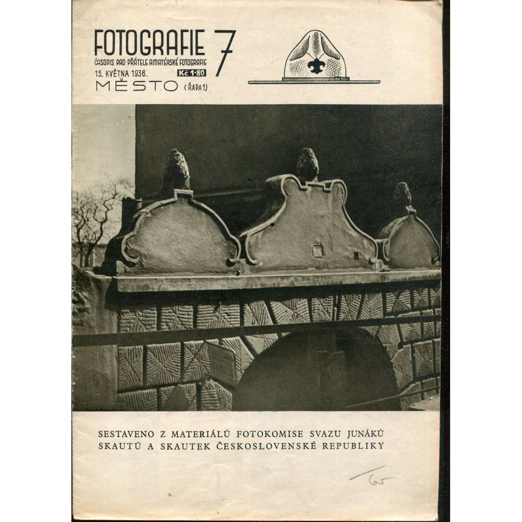 Časopis Fotografie, číslo 7/1936. Časopis pro přátele amatérské fotografie