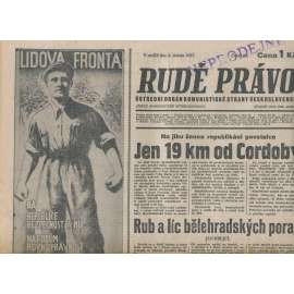 Rudé právo (4.4.1937) - 1. republika, staré noviny