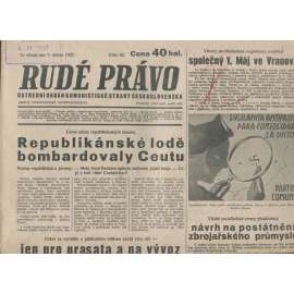 Rudé právo (7.4.1937) - 1. republika, staré noviny