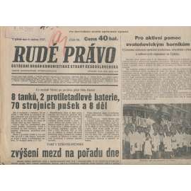 Rudé právo (9.4.1937) - 1. republika, staré noviny