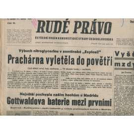 Rudé právo (11.4.1937) - 1. republika, staré noviny