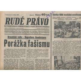 Rudé právo (13.4.1937) - 1. republika, staré noviny