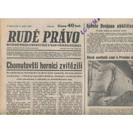 Rudé právo (17.4.1937) - 1. republika, staré noviny