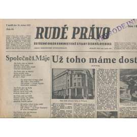 Rudé právo (18.4.1937) - 1. republika, staré noviny