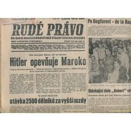 Rudé právo (20.4.1937) - 1. republika, staré noviny