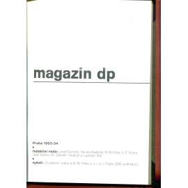 Magazin DP, Družstevní práce 1933-1934 - svázáno bez obálek (Josef Sudek)