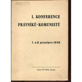 I. konference právníků – komunistů