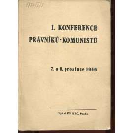 I. konference právníků – komunistů