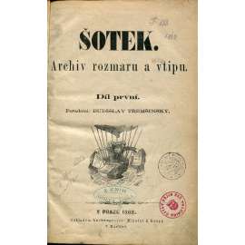 Šotek. Archiv rozmaru a vtipu, díl I./1868