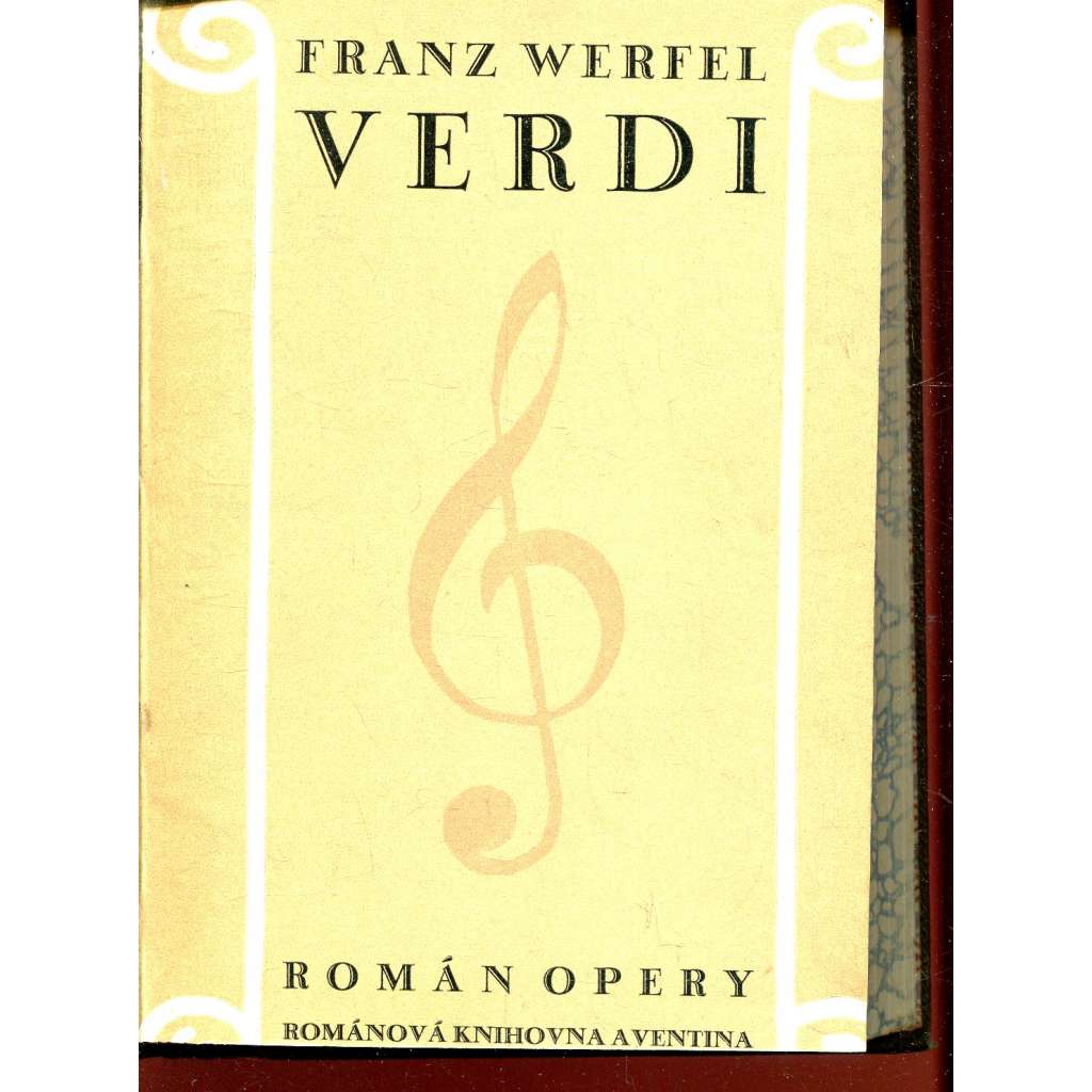 Verdi (Román opery) - obálka vevázána Josef Čapek