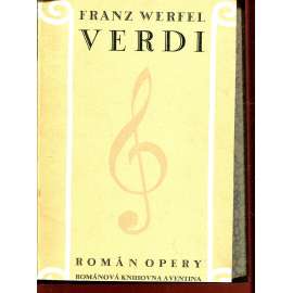 Verdi (Román opery) - obálka vevázána Josef Čapek