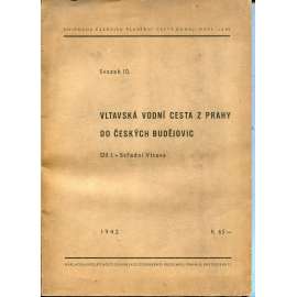 Vltavská vodní cesta z Prahy do Českých Budějovic, díl I. Střední Vltava