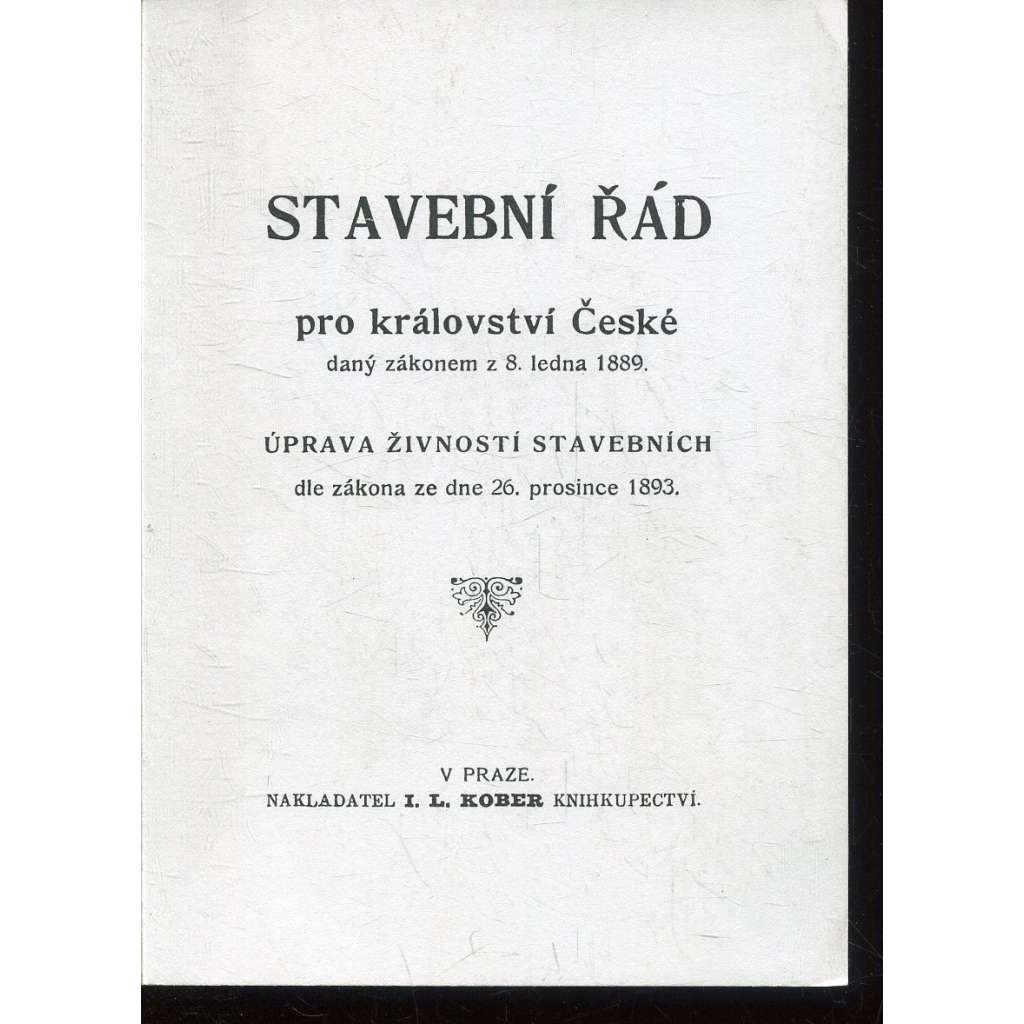 Stavební řád pro království České