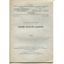 Začátky moravské geografie