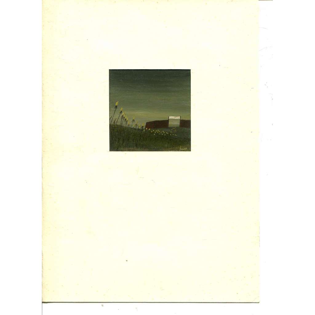 Rajská brána, lakovaná tempera (Jaroslav Koch) - 1977