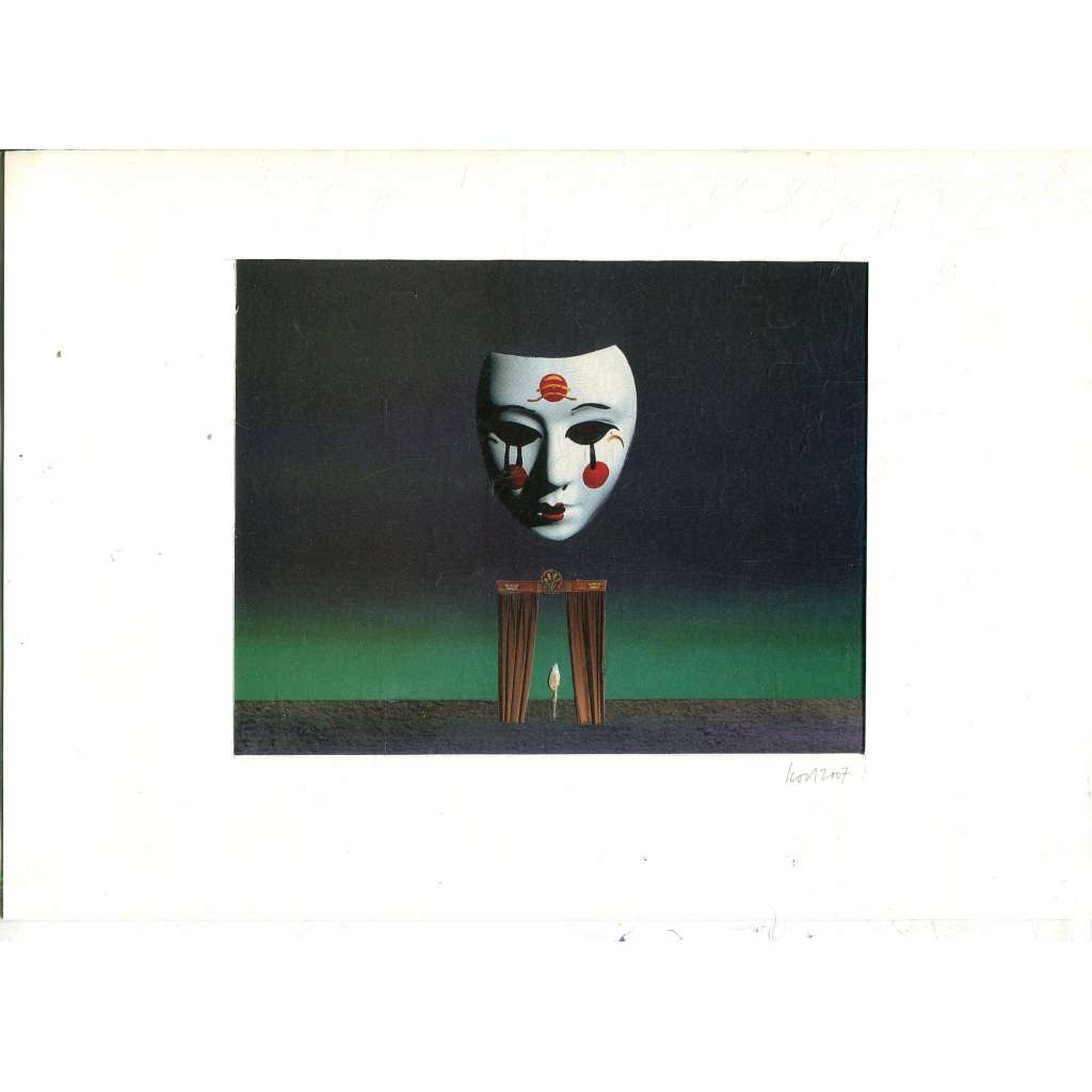 Za oponou, koláž (Jaroslav Koch) - 2007