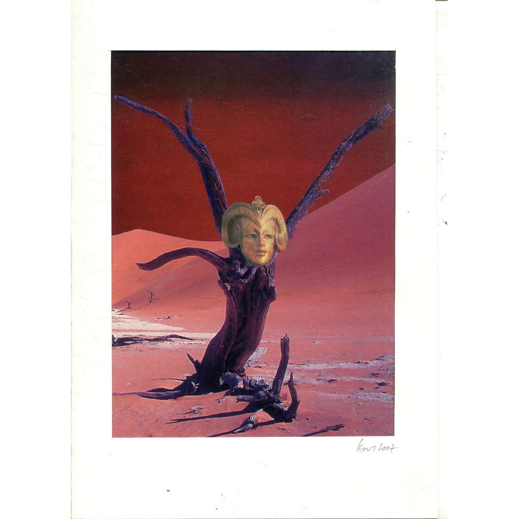 Na poušti, koláž (Jaroslav Koch) - 2007