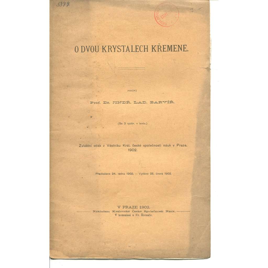 O dvou krystalech křemene (geologie)