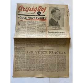 Arijský boj, ročník V., číslo 17/1944 - Ústřední list protižidovské ligy [časopis kolaborantů, nacismus, antisemitismus, protižidovské, Židé]