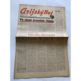 Arijský boj, ročník III., číslo 42/1942 - Ústřední list protižidovské ligy [časopis kolaborantů, nacismus, antisemitismus, protižidovské, Židé]