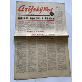 Arijský boj, ročník III., číslo 35/1942 - Ústřední list protižidovské ligy [časopis kolaborantů, nacismus, antisemitismus, protižidovské, Židé]