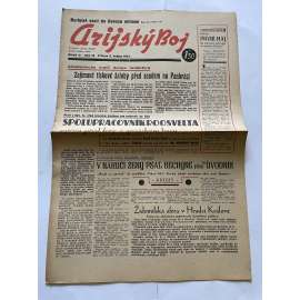 Arijský boj, ročník III., číslo 18/1942 - Ústřední list protižidovské ligy [časopis kolaborantů, nacismus, antisemitismus, protižidovské, Židé]