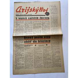 Arijský boj, ročník III., číslo 32/1942 - Ústřední list protižidovské ligy [časopis kolaborantů, nacismus, antisemitismus, protižidovské, Židé]