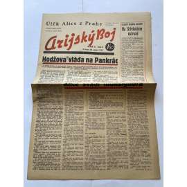 Arijský boj, ročník III., číslo 8/1942 - Ústřední list protižidovské ligy [časopis kolaborantů, nacismus, antisemitismus, protižidovské, Židé]