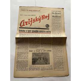 Arijský boj, ročník II., číslo 22/1941 - Ústřední list protižidovské ligy [časopis kolaborantů, nacismus, antisemitismus, protižidovské, Židé]