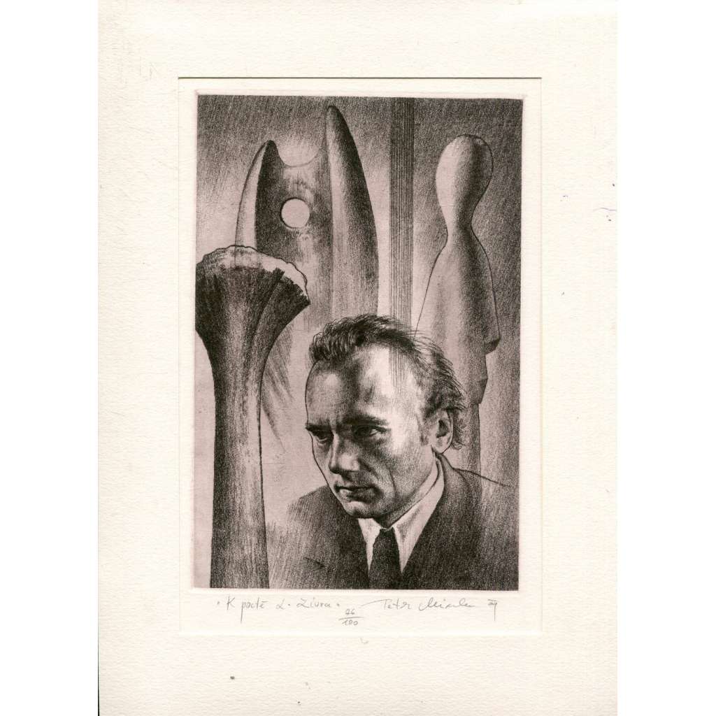 K poctě L. Zívra, lept (Petr Minka) - 2009