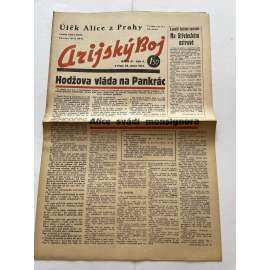 Arijský boj, ročník III., číslo 8/1942 - Ústřední list protižidovské ligy [časopis kolaborantů, nacismus, antisemitismus, protižidovské, Židé]