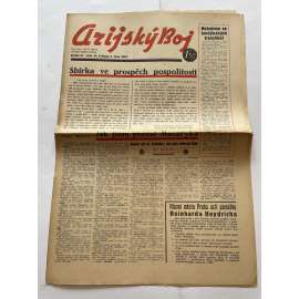 Arijský boj, ročník III., číslo 39/1942 - Ústřední list protižidovské ligy [časopis kolaborantů, nacismus, antisemitismus, protižidovské, Židé]
