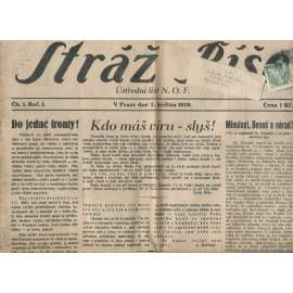 Stráž Říše, ročník I., číslo 1/1929 (noviny, 1. republika)