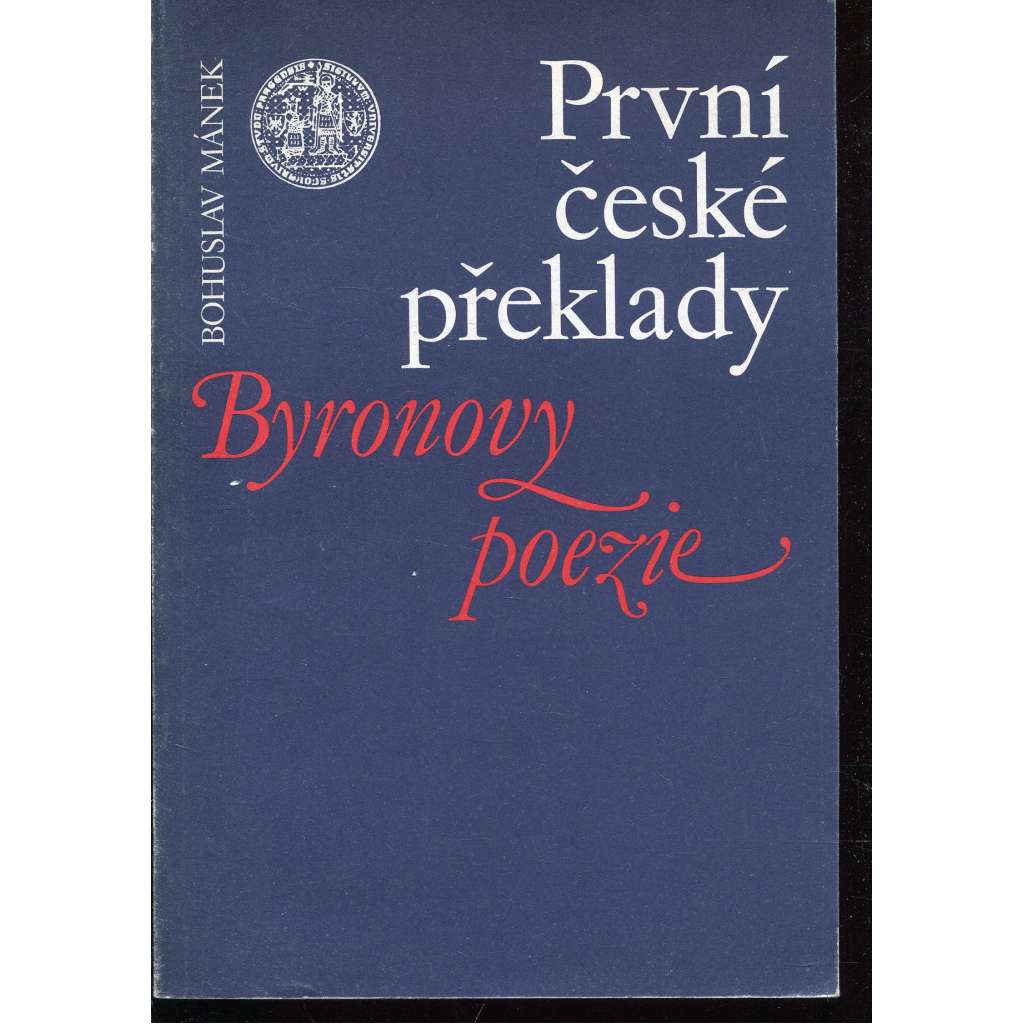 První české překlady Byronovy poezie (Byron)