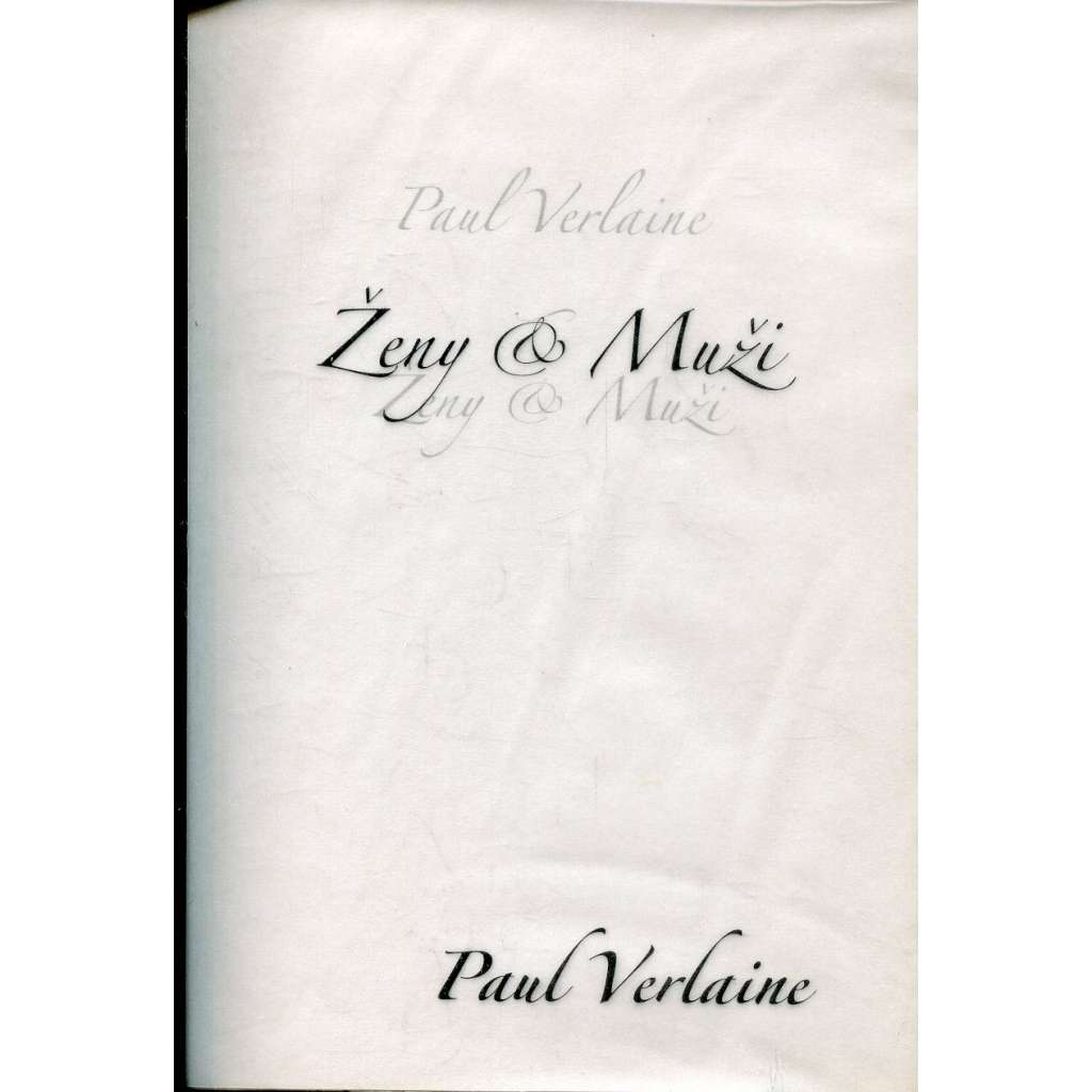 Ženy a Muži (erotika) - Paul Verlaine (poezie)