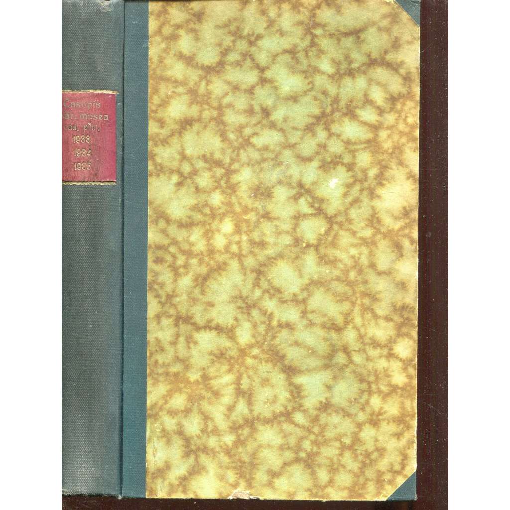 Časopis Národního musea 1933 / 1934 / 1935 (3 v 1) - oddíl přírodovědný